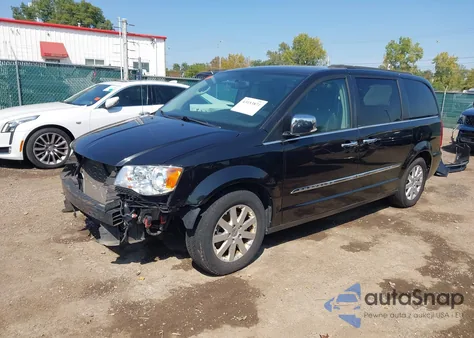 2012 Chrysler Town & Country Touring-L z USA, uszkodzony, nr VIN 2C4RC1CG7CR176003